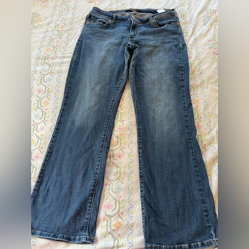 Women's 529 Levi's Curvy Boot Cut Denim Jeans - Picture 6 of 7
